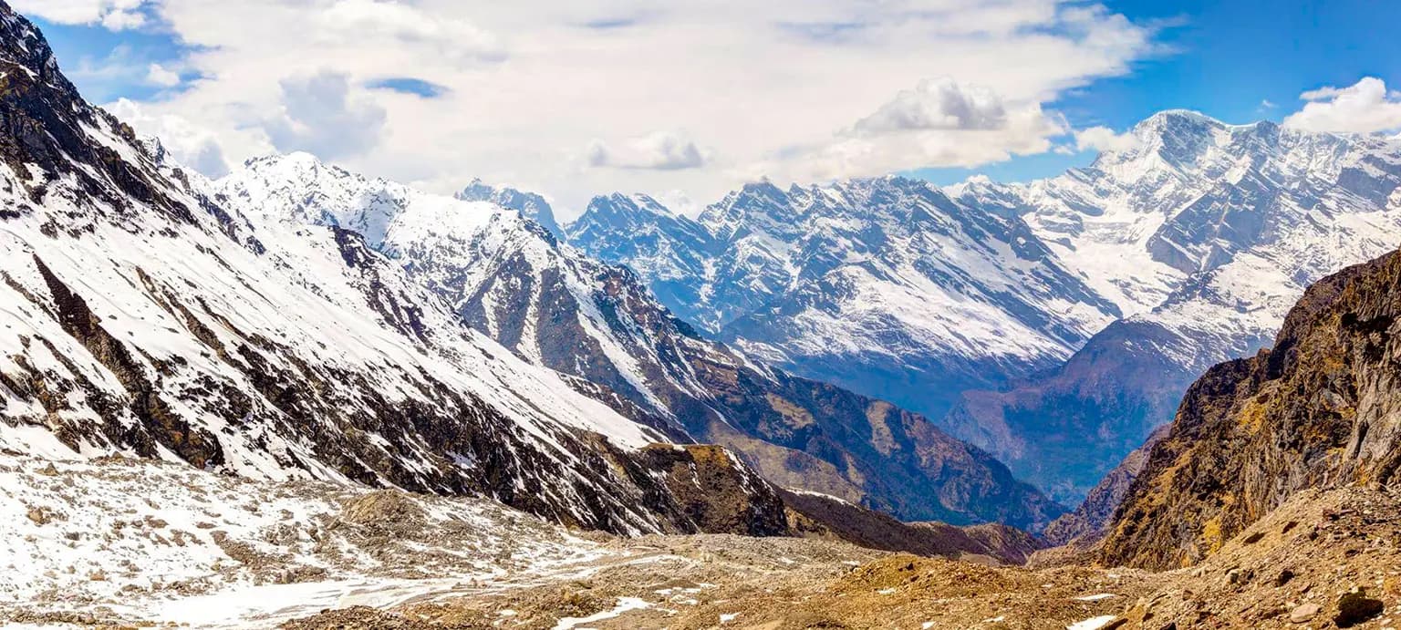 Bagini Glacier & Changbang Base Camp slide 1