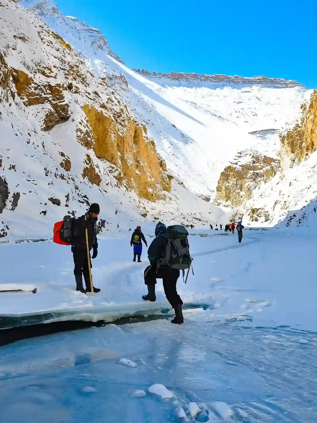 Chadar Trek Frozen River